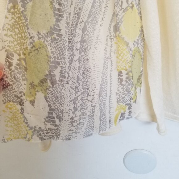 NEW Soft Surroundings Silk Trim Wool Open Cardigan - Picture 6 of 7